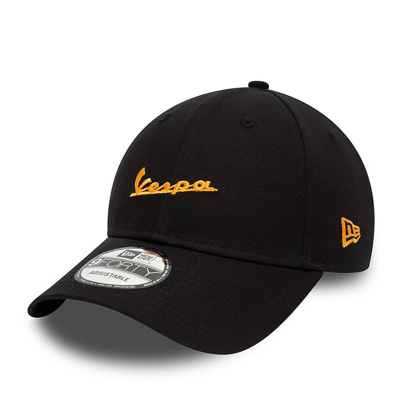 Black New Era Vespa Seasonal Adjustable Cap 9forty | JNBG83526