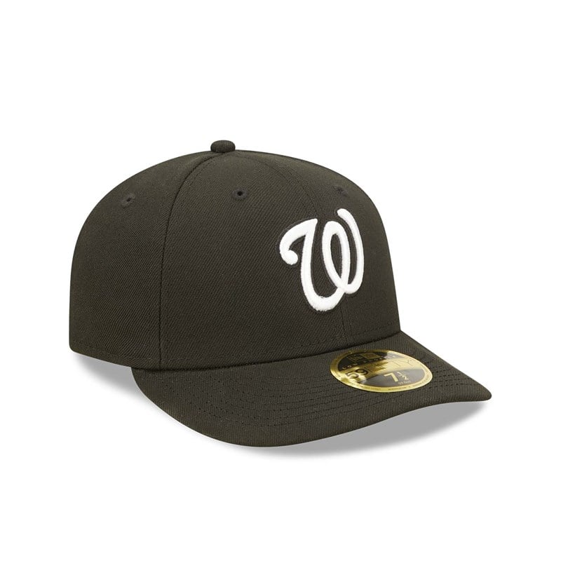 Black New Era Washington Nation Low Profile Cap 59fifty | VEBD10698