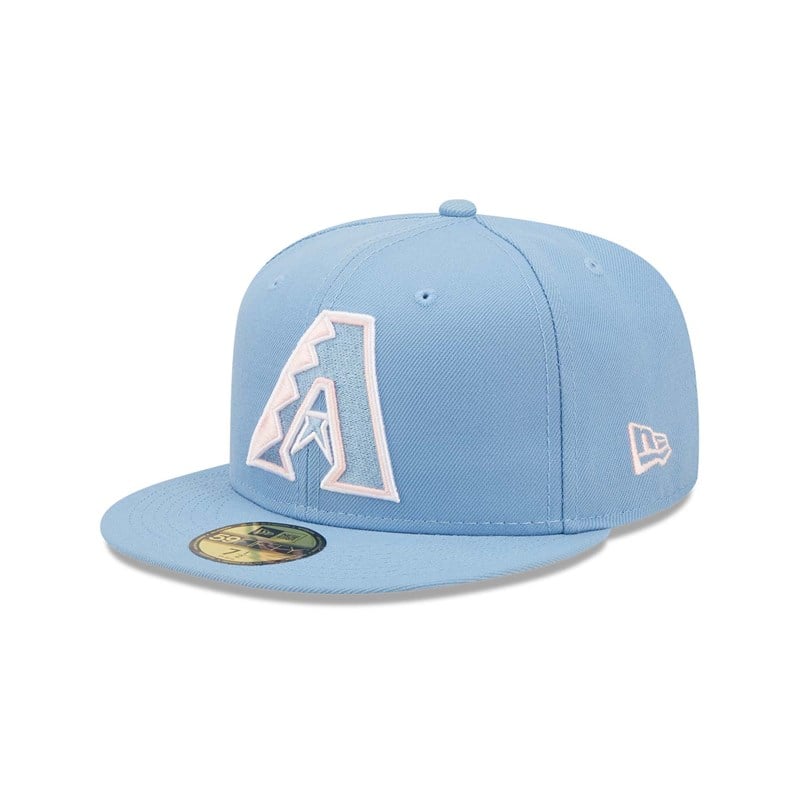 Blue New Era Arizona Diamondbacks Pastel Fitted Cap 59fifty | HZBY97640