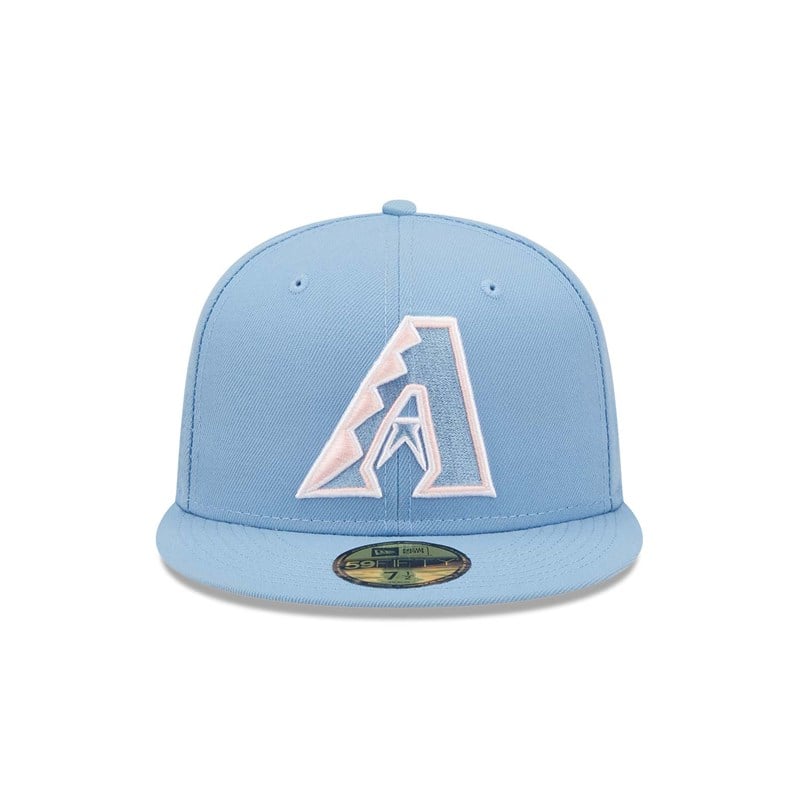 Blue New Era Arizona Diamondbacks Pastel Fitted Cap 59fifty | HZBY97640