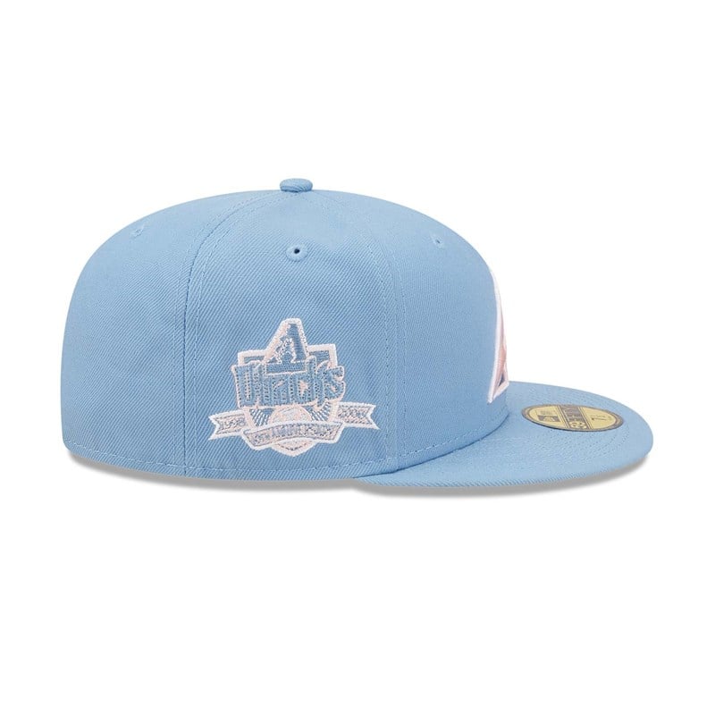 Blue New Era Arizona Diamondbacks Pastel Fitted Cap 59fifty | HZBY97640