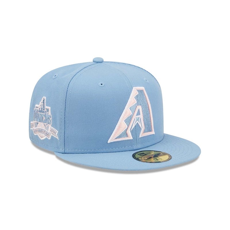 Blue New Era Arizona Diamondbacks Pastel Fitted Cap 59fifty | HZBY97640