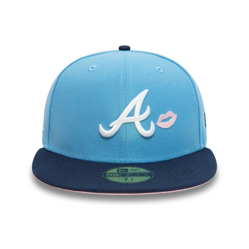 Blue New Era Atlanta Braves 40th Anniversary Fitted Cap 59fifty | INBS39805