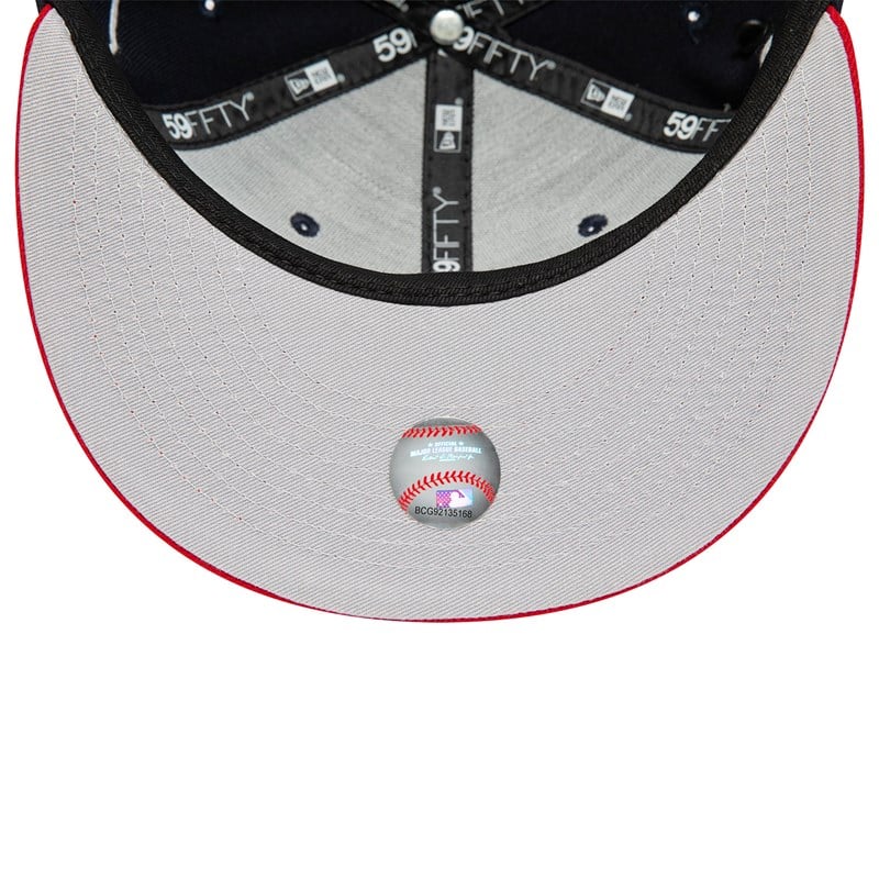 Blue New Era Atlanta Braves Historic Champs Fitted Cap 59fifty | HOLA17430