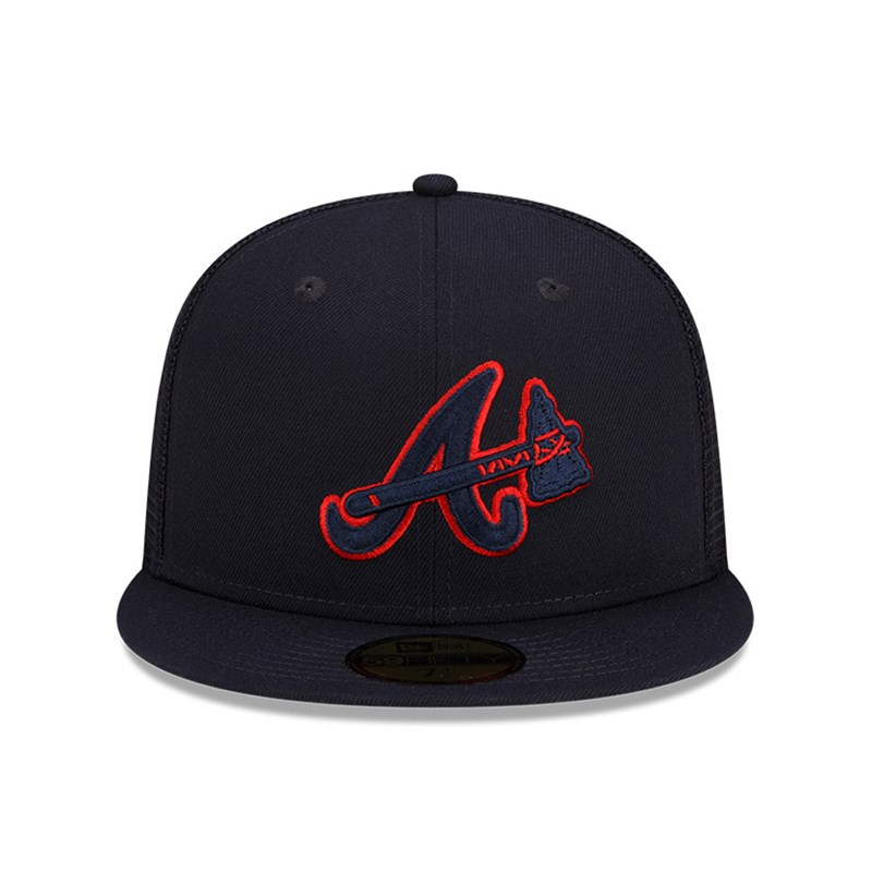 Blue New Era Atlanta Braves MLB Batting Practice Cap 59fifty | UFSN21830