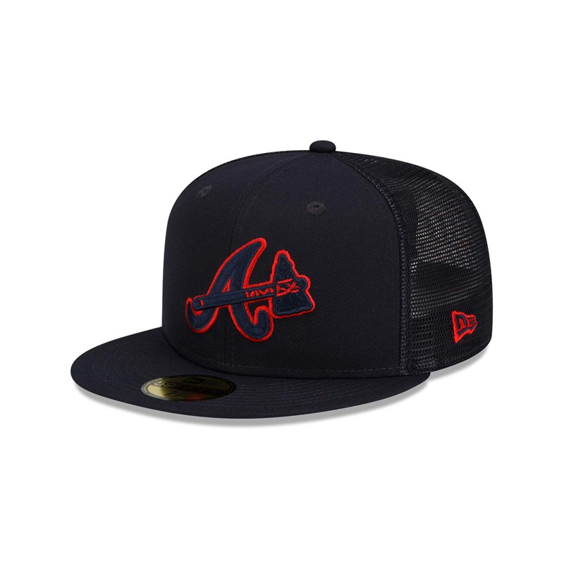 Blue New Era Atlanta Braves MLB Batting Practice Cap 59fifty | UFSN21830