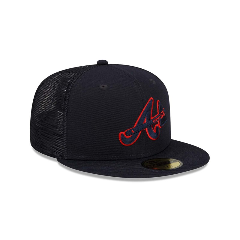 Blue New Era Atlanta Braves MLB Batting Practice Cap 59fifty | UFSN21830