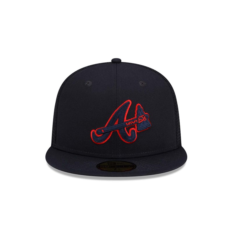 Blue New Era Atlanta Braves MLB Batting Practice Cap 59fifty | UFSN21830