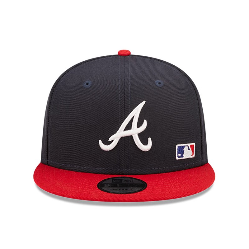 Blue New Era Atlanta Braves MLB Letter Arch Cap 9fifty | EOCM92185