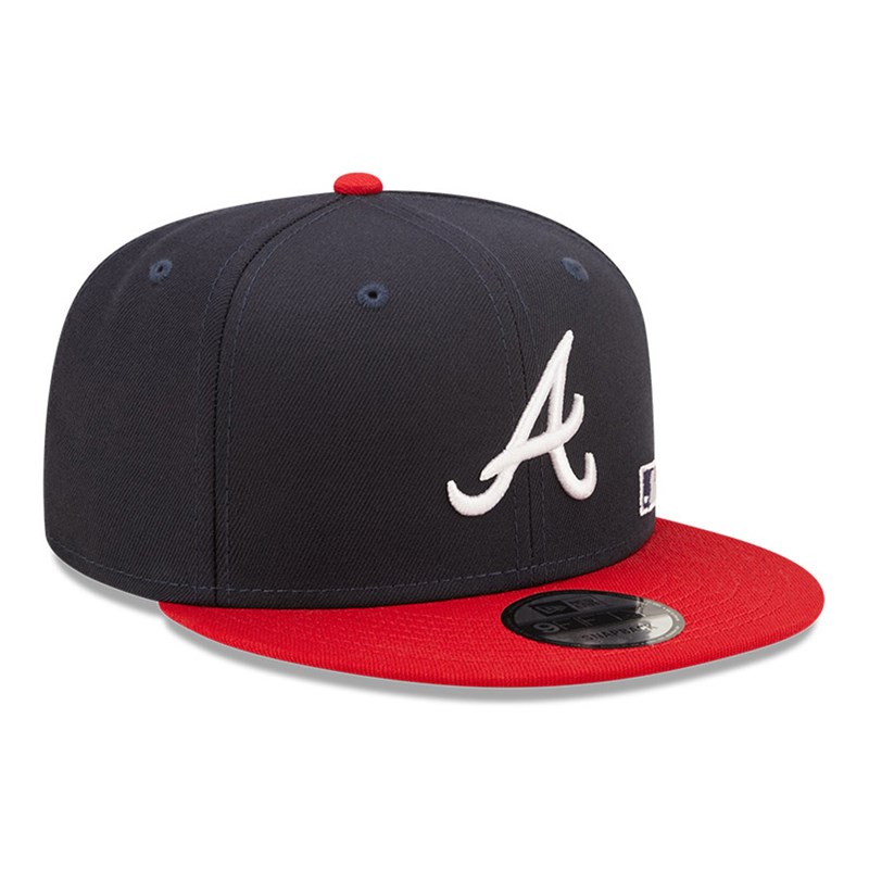 Blue New Era Atlanta Braves MLB Letter Arch Cap 9fifty | EOCM92185