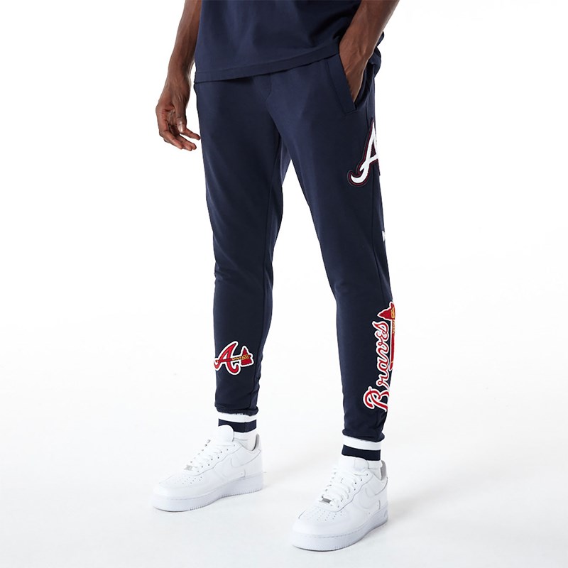 Blue New Era Atlanta Braves MLB Logo Select Joggers | SKWA56830