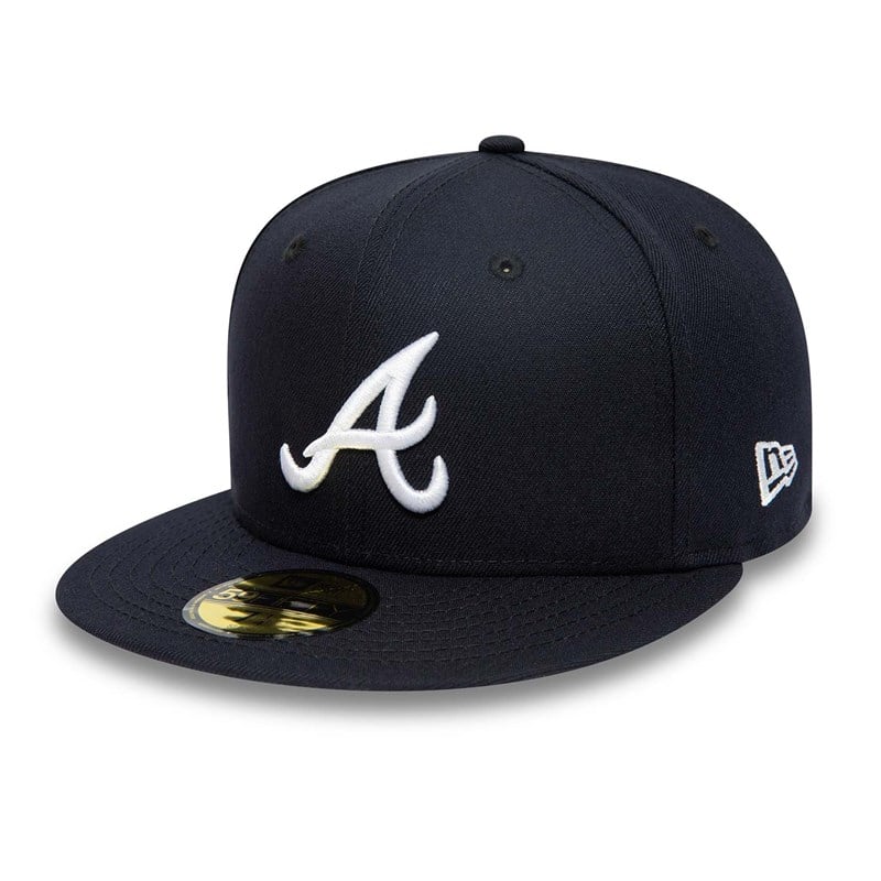 Blue New Era Atlanta Braves National League Stadium Fitted Cap 59fifty | OPXN41865