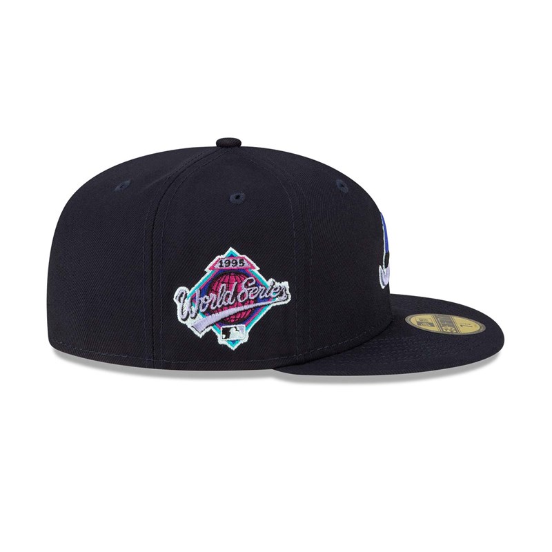 Blue New Era Atlanta Braves Polarlights Fitted Cap 59fifty | UZKD12639