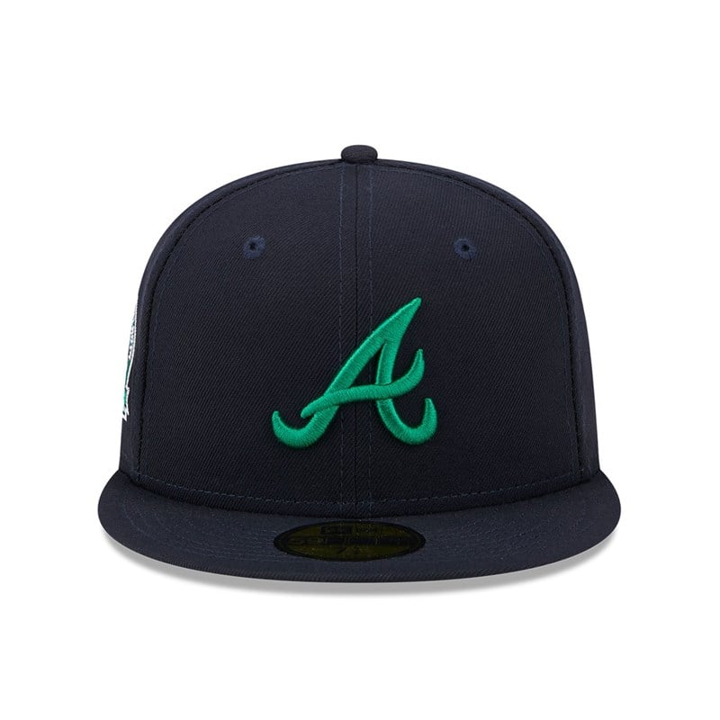 Blue New Era Atlanta Braves State Tartan Fitted Cap 59fifty | FZWE49367