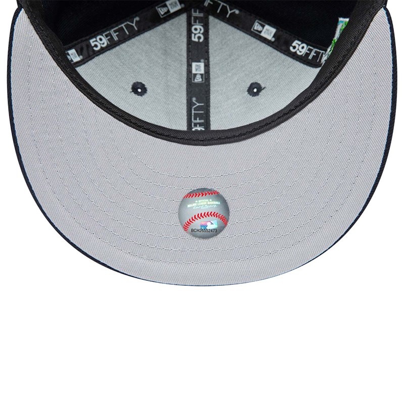 Blue New Era Atlanta Braves Stateview Fitted Cap 59fifty | YDUL72531