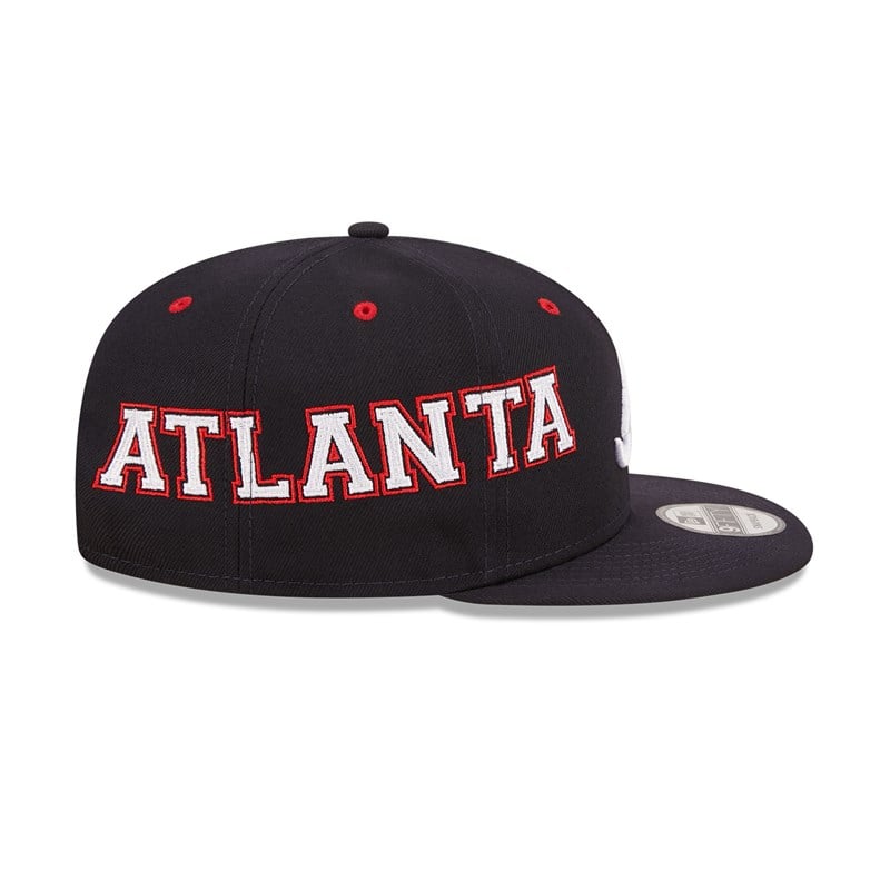 Blue New Era Atlanta Braves Teamsplit Cap 9fifty | VIUB93564