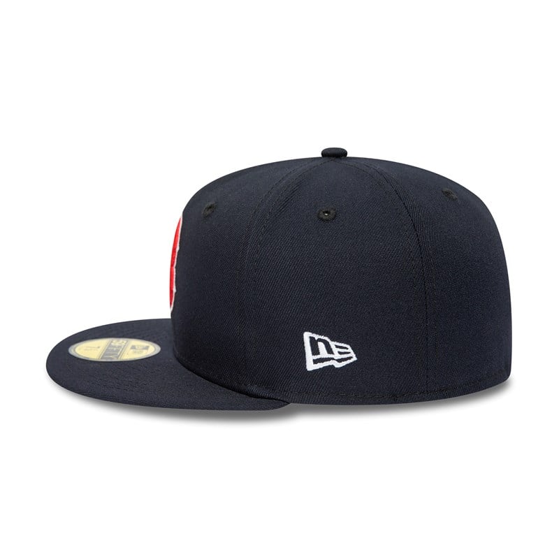 Blue New Era Boston Sox American League Stadium Fitted Cap 59fifty | ZCEP17236