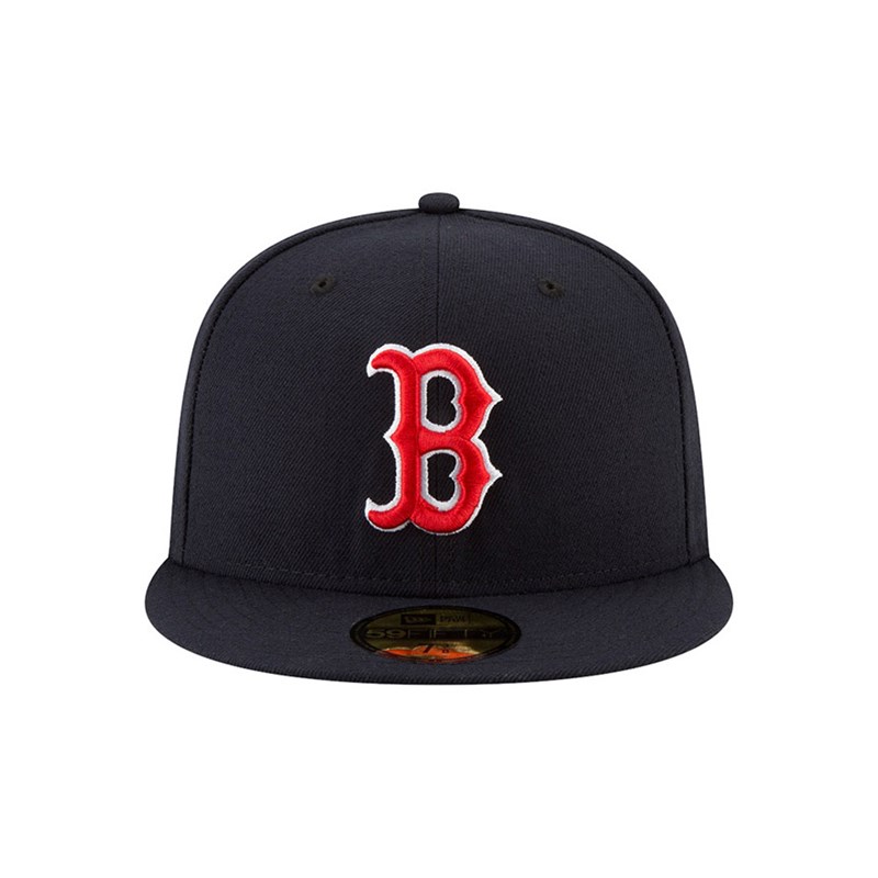 Blue New Era Boston Sox Authentic On Field Game Cap 59fifty | HIMS50971