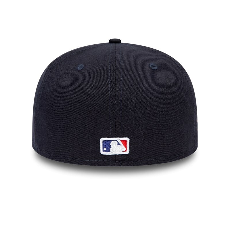 Blue New Era Boston Sox Groovy Fitted Cap 59fifty | YBON74312