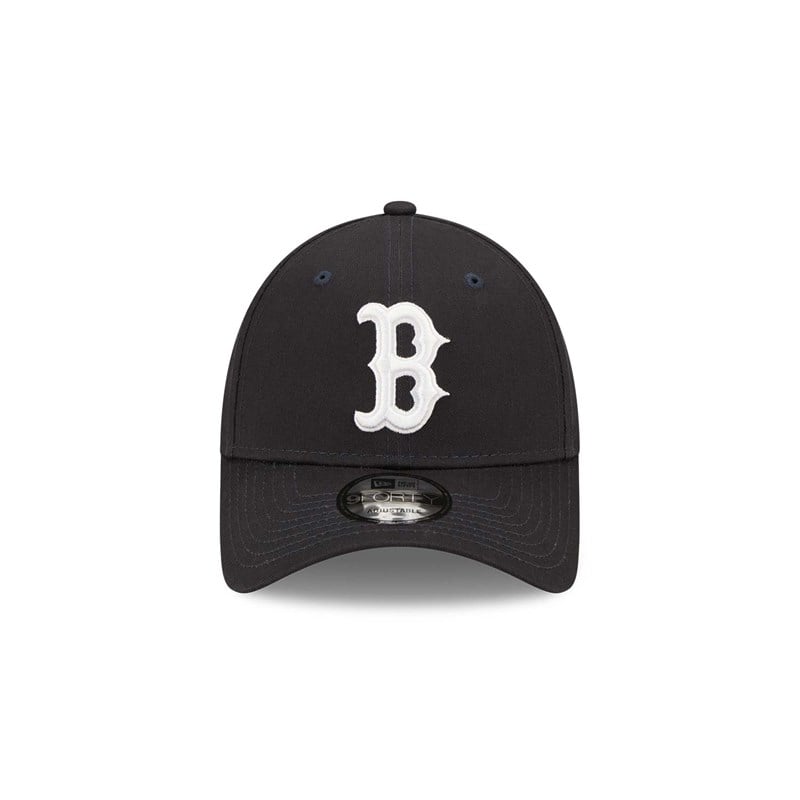 Blue New Era Boston Sox League Essentials Adjustable Cap 9forty | RGKU78290