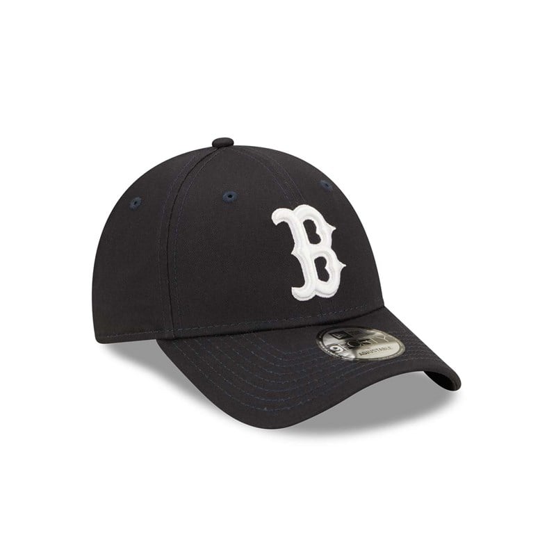 Blue New Era Boston Sox League Essentials Adjustable Cap 9forty | RGKU78290