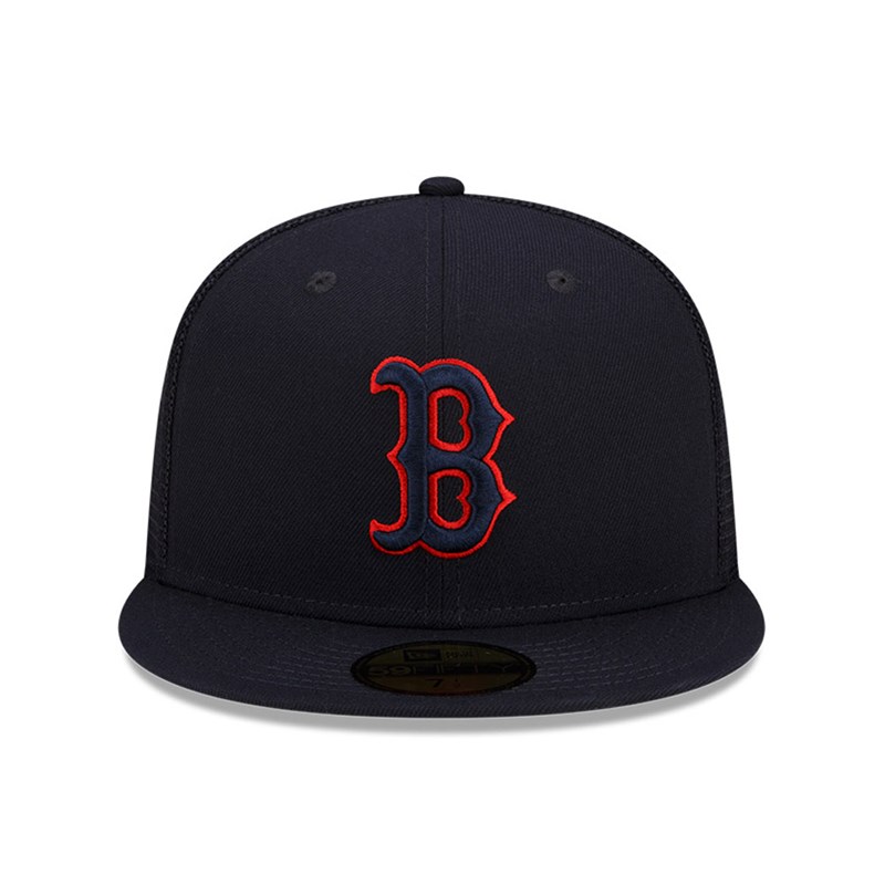 Blue New Era Boston Sox MLB Batting Practice Cap 59fifty | MWUV94073