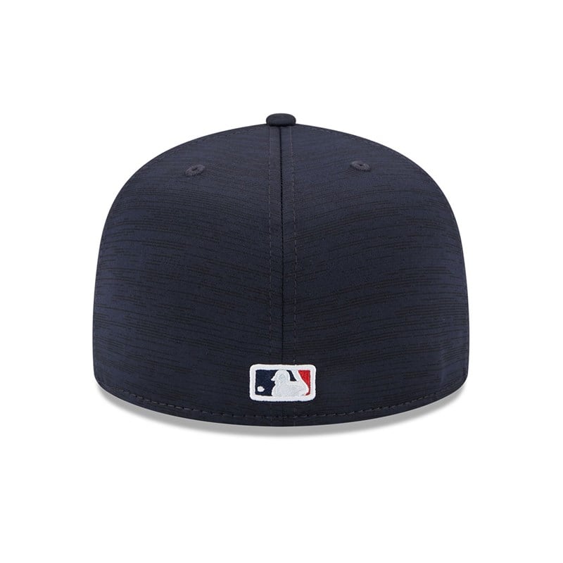 Blue New Era Boston Sox MLB Clubhouse Fitted Cap 59fifty | VMFL76342