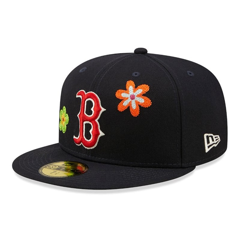 Blue New Era Boston Sox MLB Fitted Cap 59fifty | NWFM60512