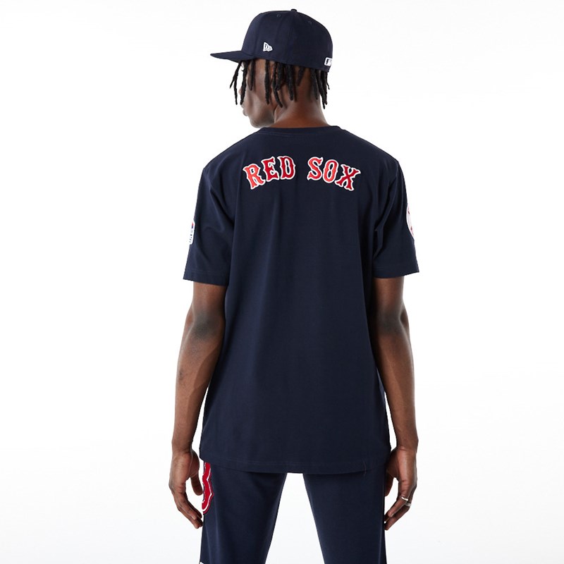 Blue New Era Boston Sox MLB Logo Select T-Shirt | SCDG24031