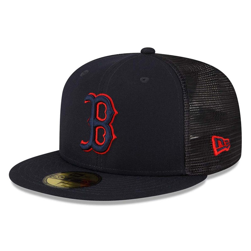 Blue New Era Boston Sox MLB Spring Training Fitted Cap 59fifty | VNOY79318