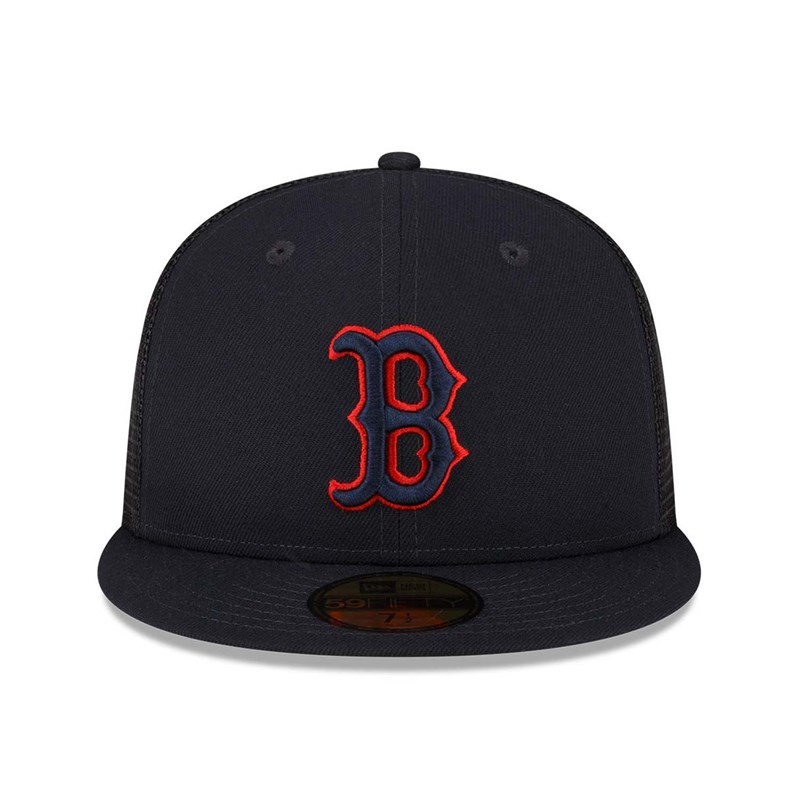 Blue New Era Boston Sox MLB Spring Training Fitted Cap 59fifty | VNOY79318