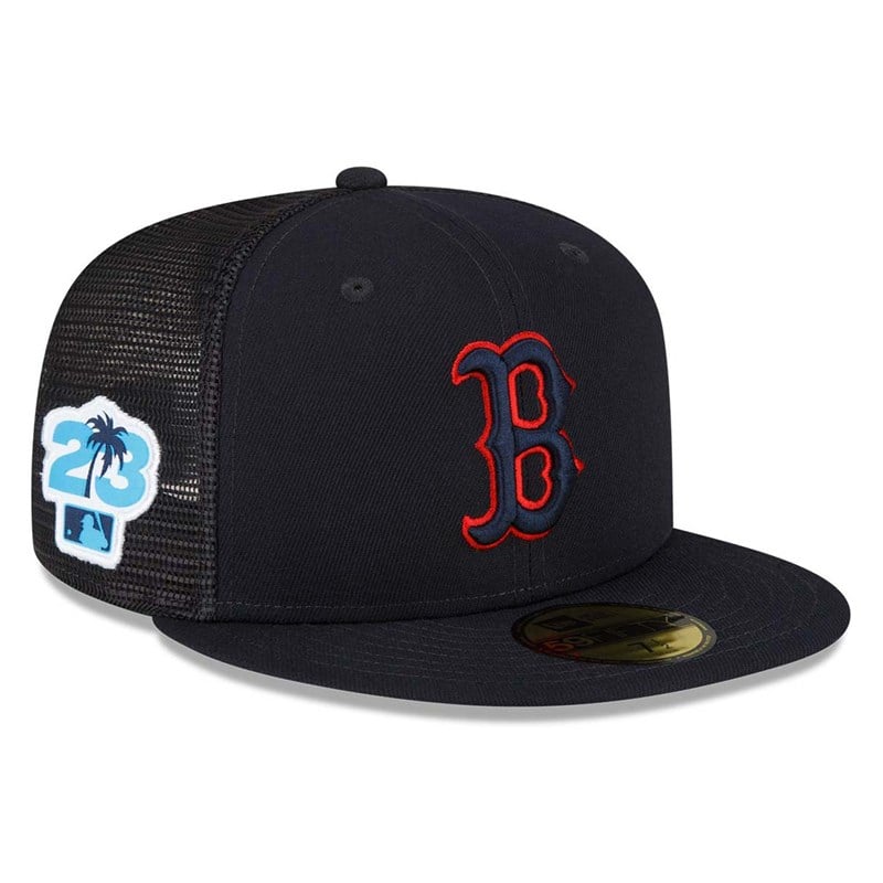 Blue New Era Boston Sox MLB Spring Training Fitted Cap 59fifty | VNOY79318