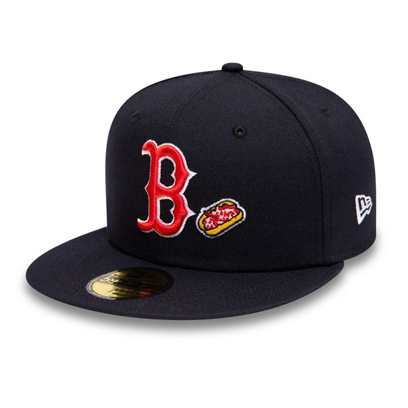 Blue New Era Boston Sox MLB Team Eats Cap 59fifty | IEVT14892