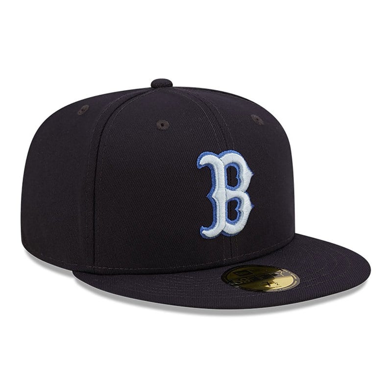 Blue New Era Boston Sox Monocamo Fitted Cap 59fifty | ILGP14308