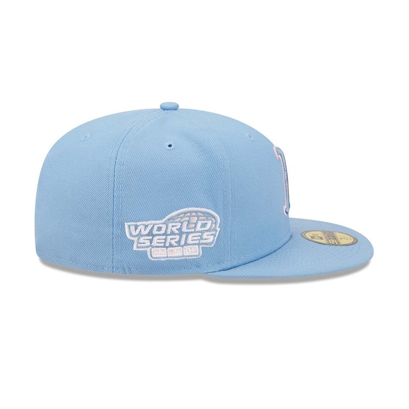 Blue New Era Boston Sox Pastel Fitted Cap 59fifty | LUPS83904