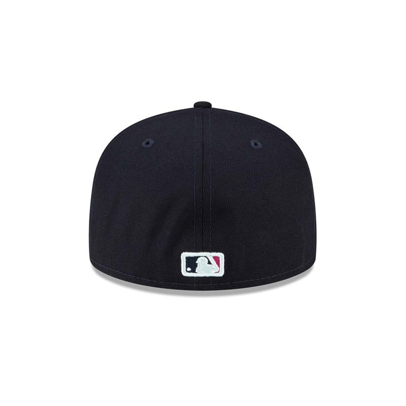 Blue New Era Boston Sox Polarlights Fitted Cap 59fifty | OBTD29138