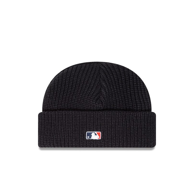 Blue New Era Boston Sox Skully Team Knit | VWYL91578