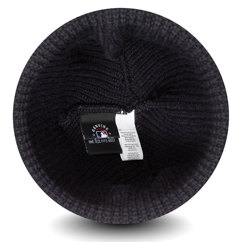 Blue New Era Boston Sox Skully Team Knit | VWYL91578