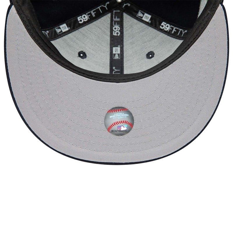 Blue New Era Boston Sox Stateview Fitted Cap 59fifty | CUHJ59480