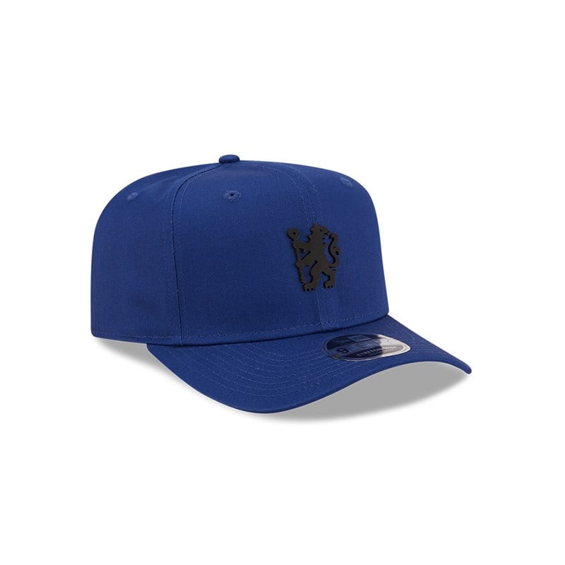 Blue New Era Chelsea Fc Lion Crest Essential Stretch Snap Cap 9fifty | VUIW76258