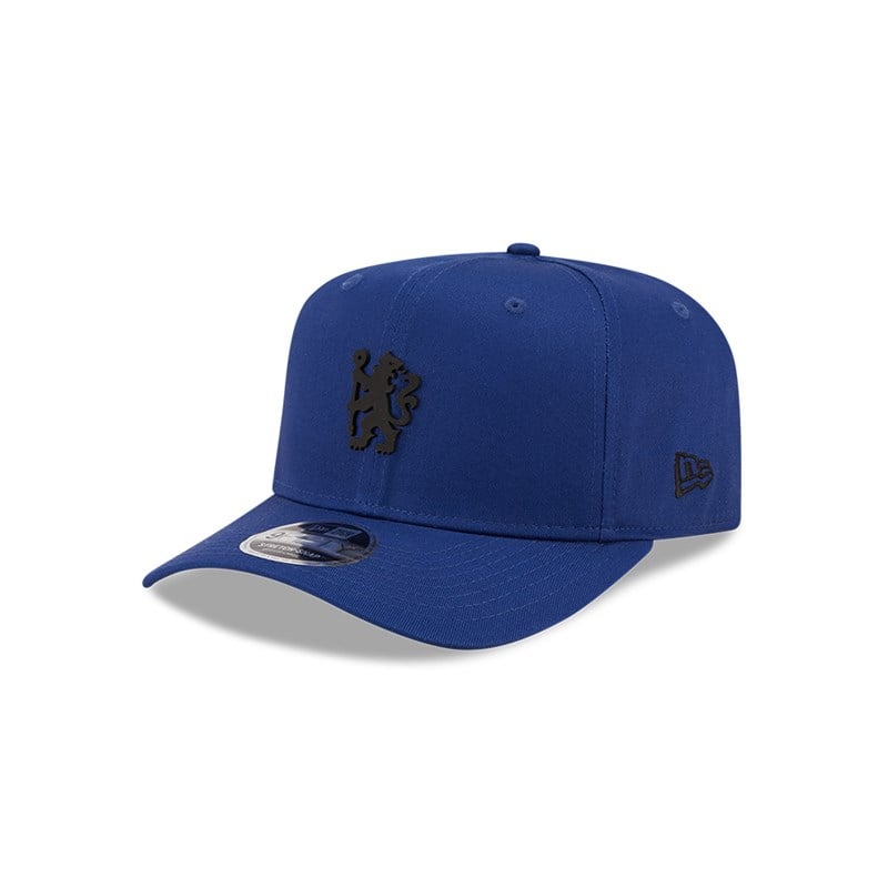 Blue New Era Chelsea Fc Lion Crest Essential Stretch Snap Cap 9fifty | VUIW76258