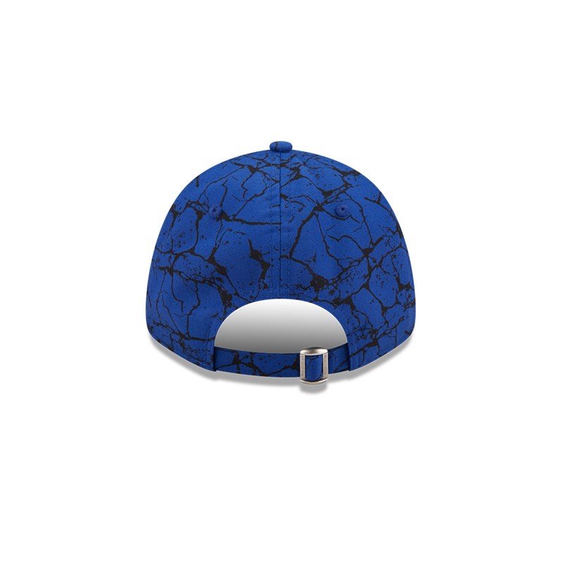 Blue New Era Chelsea Fc Lion Crest Marble Adjustable Cap 9forty | SJAY52408