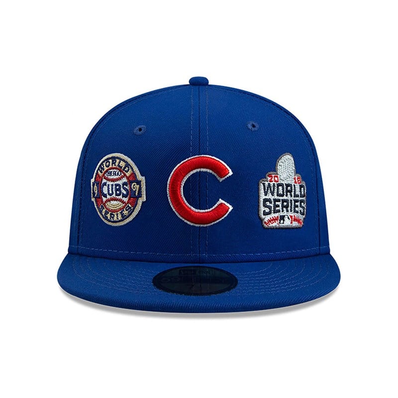 Blue New Era Chicago Cubs Historic Champs Fitted Cap 59fifty | CODB45268