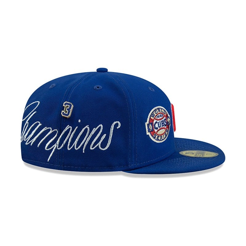 Blue New Era Chicago Cubs Historic Champs Fitted Cap 59fifty | CODB45268