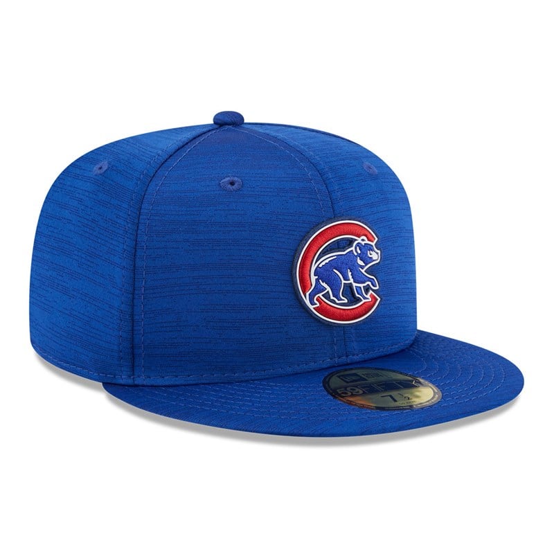 Blue New Era Chicago Cubs MLB Clubhouse Fitted Cap 59fifty | EOYJ87092