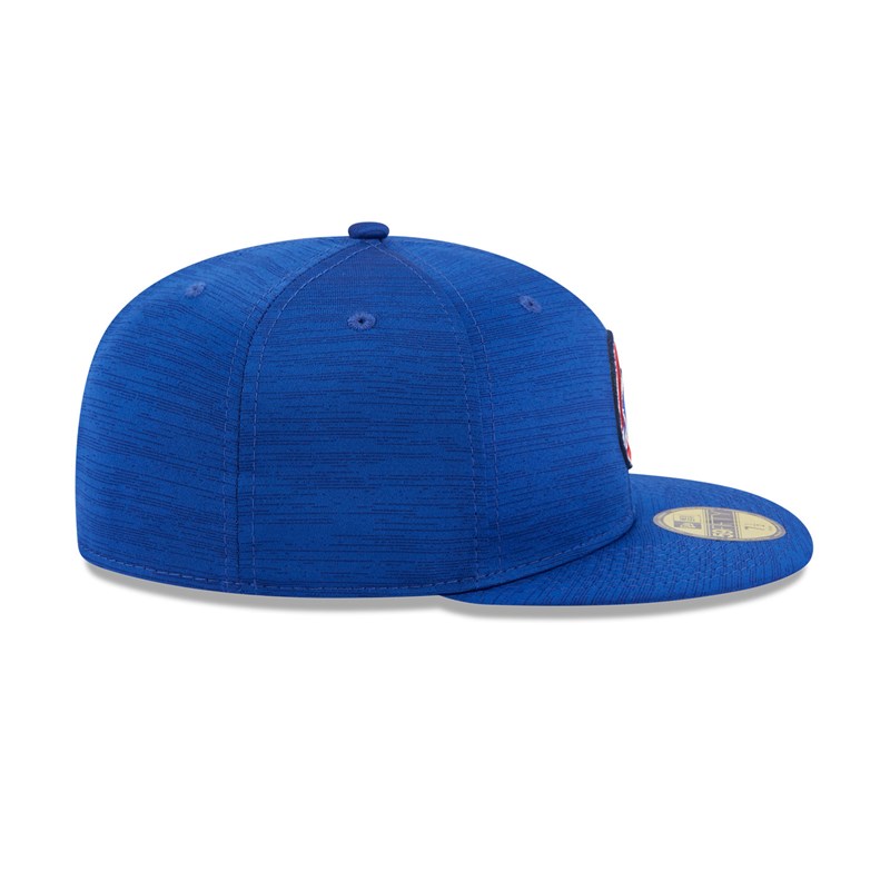 Blue New Era Chicago Cubs MLB Clubhouse Fitted Cap 59fifty | EOYJ87092