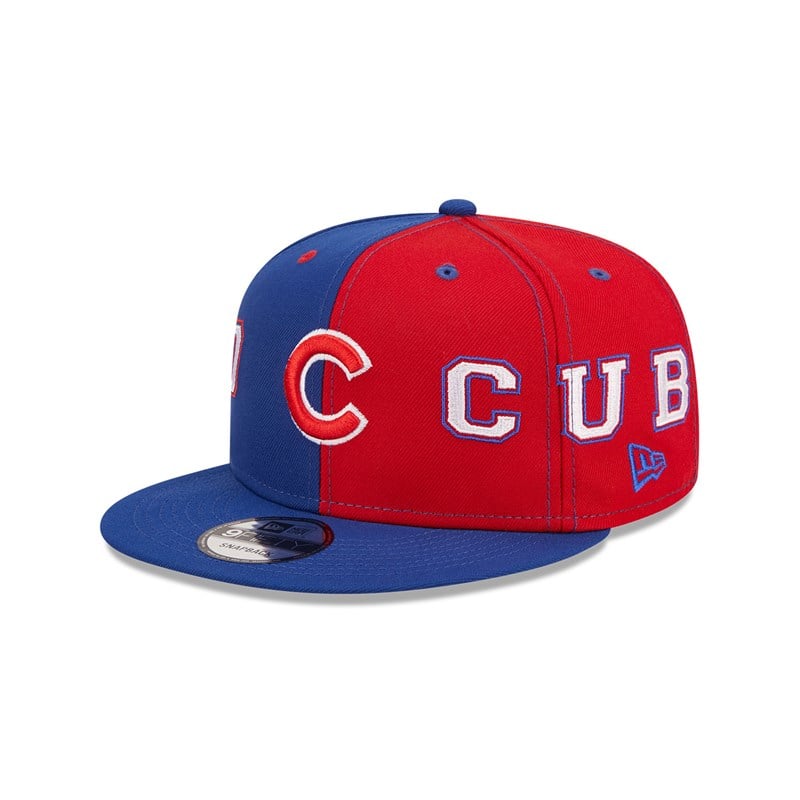 Blue New Era Chicago Cubs Teamsplit Cap 9fifty | AGIZ61029