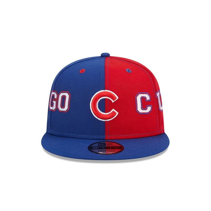 Blue New Era Chicago Cubs Teamsplit Cap 9fifty | AGIZ61029