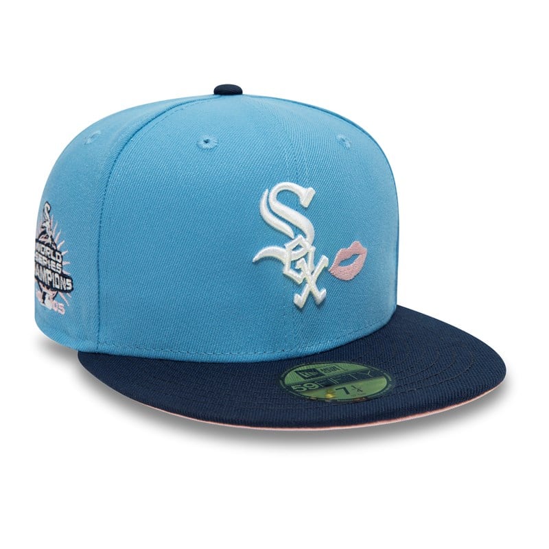 Blue New Era Chicago Sox 2005 World Series Champions Fitted Cap 59fifty | MWBO37495