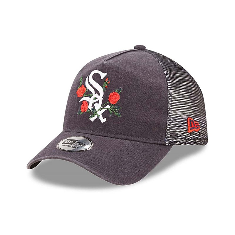 Blue New Era Chicago Sox A-frame Cap Trucker | YGQC49381